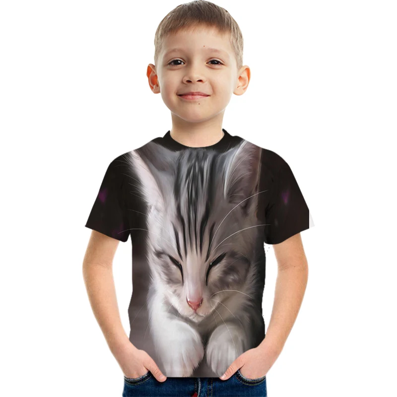 Kitty Cat t shirt girl clothes unicorn T-shirt Costume Summer Short Sleeve Polyester Children tops for girls pink blue T shirt
Kitty Cat t shirt girl clothes unicorn T-shirt Costume Summer Short Sleeve Polyester Children tops for girls pink blue T shirt