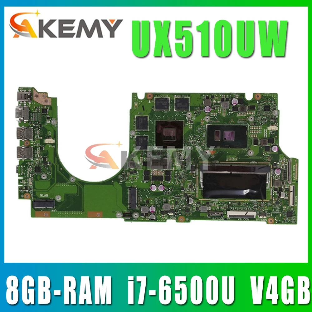 UX510UW mainboard For ASUS UX510UWK UX510UW UX510U U5000U UX510UXK laptop motherboard i7-6500U GTX960M/GTX950M V4GB DDR4-8GB-RAM
UX510UW mainboard For ASUS UX510UWK UX510UW UX510U U5000U UX510UXK laptop motherboard i7-6500U GTX960M/GTX950M V4GB DDR4-8GB-RAM
