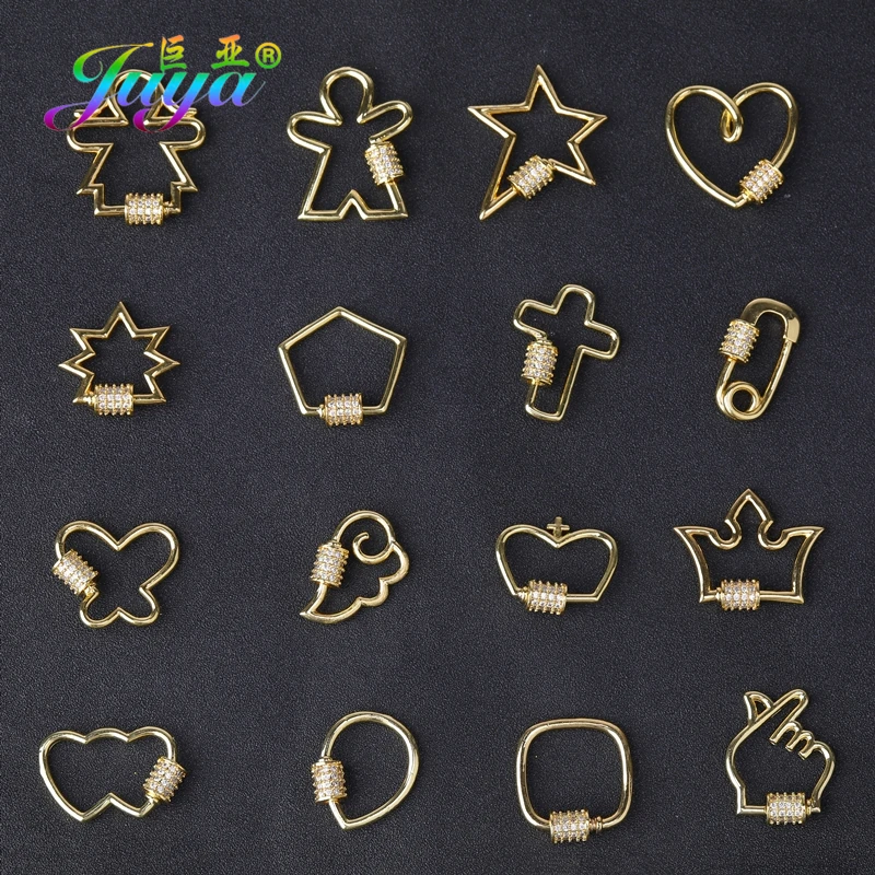 Juya 2pcs/lot DIY Carabiner Lock Clasps Supplies Decorative Screw Clasps Accessories For Pendant Punk Jewelry Making Components
Juya 2pcs/lot DIY Carabiner Lock Clasps Supplies Decorative Screw Clasps Accessories For Pendant Punk Jewelry Making Components