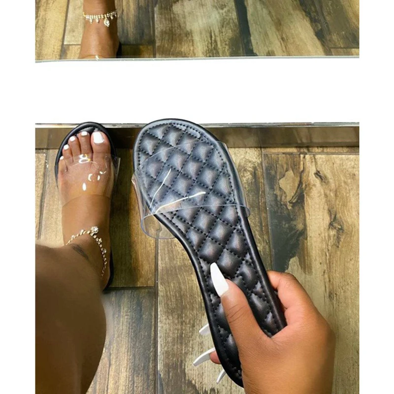 Women's Slippers Summer New Fashion Transparent Flat Bottomed Beach Shoes Plus Size European Leisure Outdoor Comfort Slippers
Women's Slippers Summer New Fashion Transparent Flat Bottomed Beach Shoes Plus Size European Leisure Outdoor Comfort Slippers