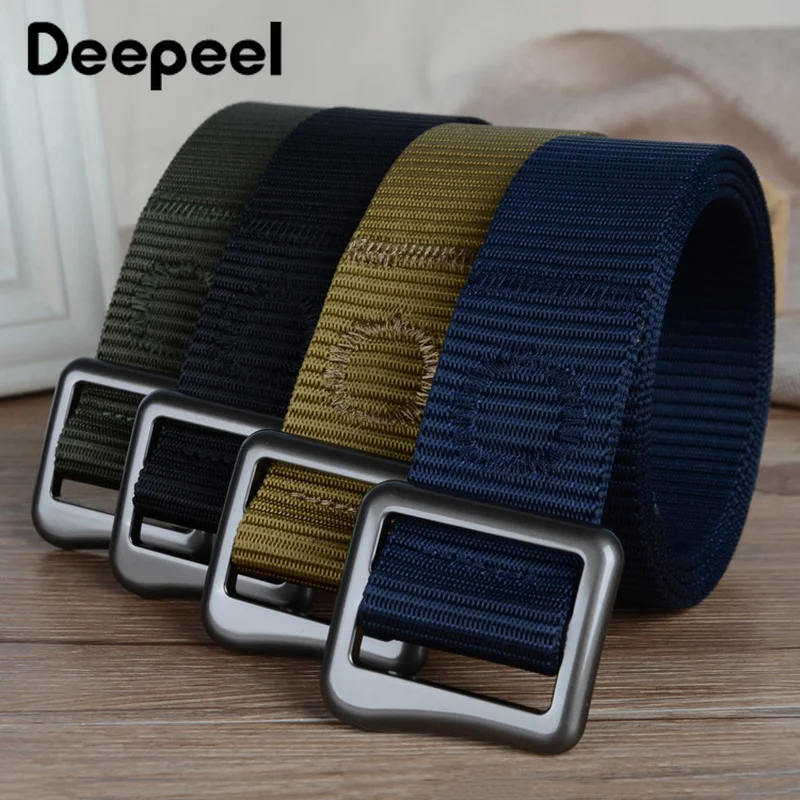Холщовый мужской ремень Deepeel 1 шт. 3 8*120 см эксклюзивный Молодежный повседневный