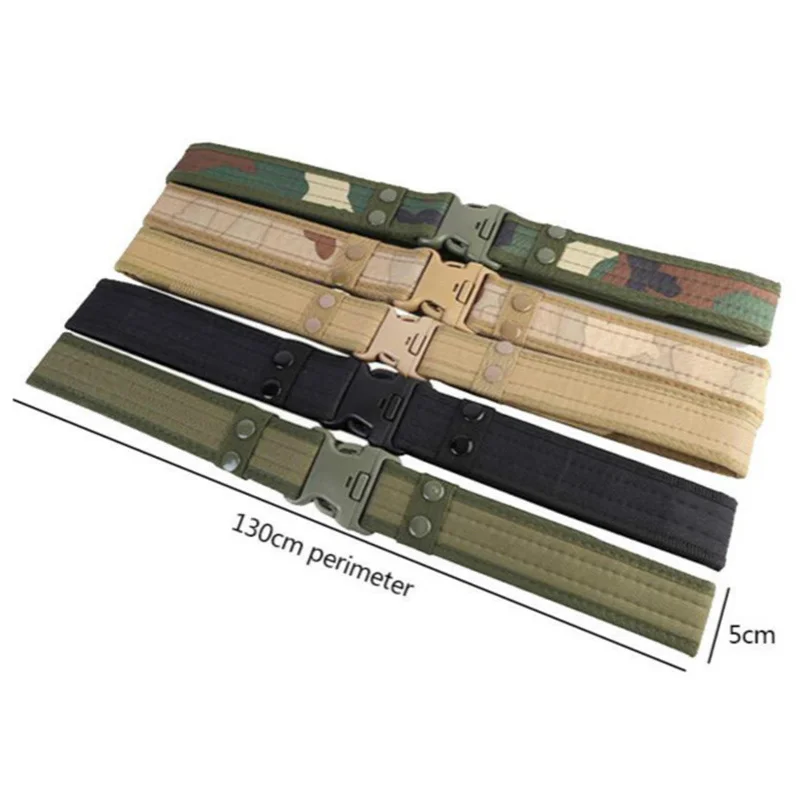 2021 New Army Style Combat Belts Quick Release Tactical Belt Fashion Men Canvas Waistband Outdoor Hunting 9Colors Optional 130cm
2021 New Army Style Combat Belts Quick Release Tactical Belt Fashion Men Canvas Waistband Outdoor Hunting 9Colors Optional 130cm