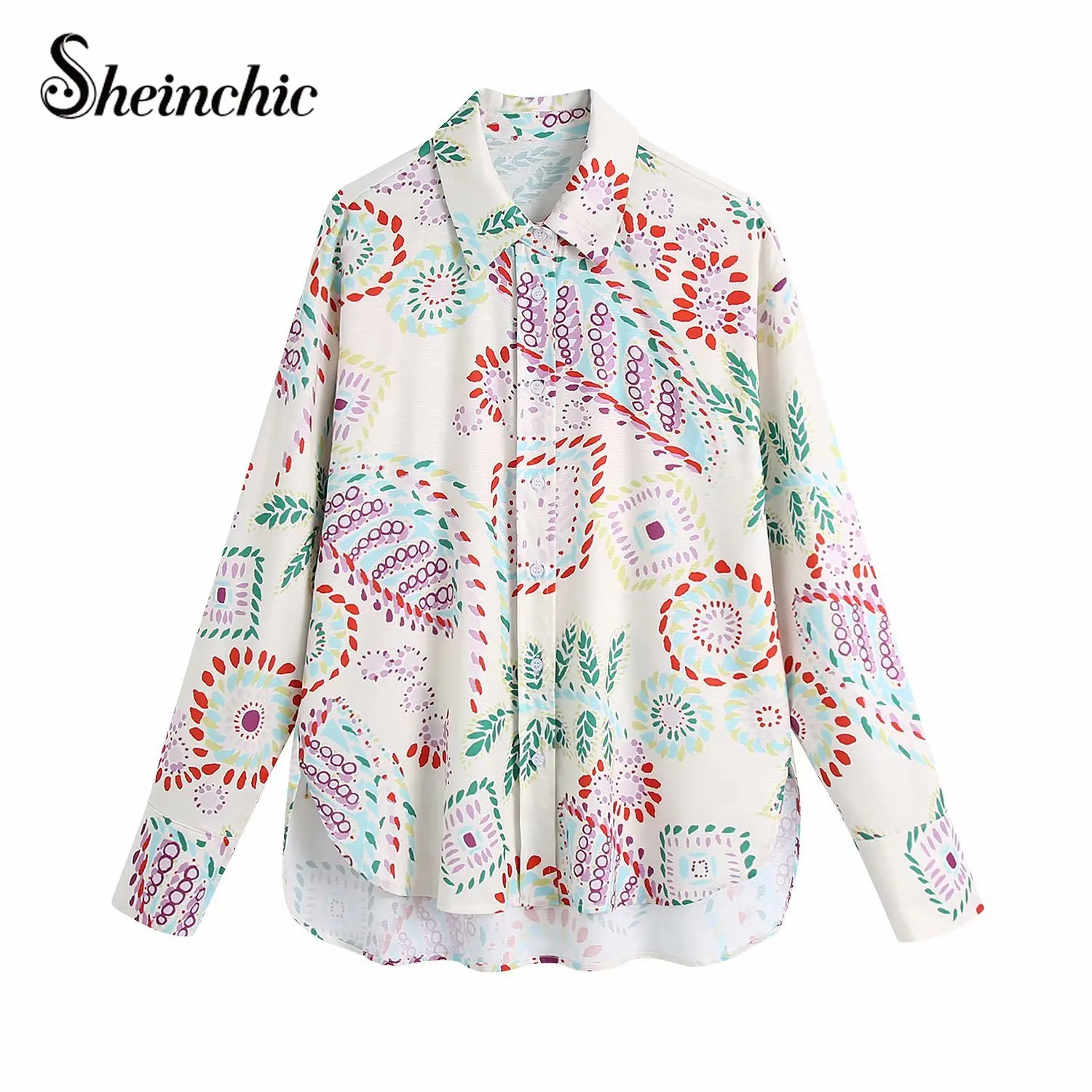 Summer Runway Designers Women Floral Printed Blouse Long Sleeve Casual Shirt Women's Korean Style Chic Tops Feminina Blusa
Summer Runway Designers Women Floral Printed Blouse Long Sleeve Casual Shirt Women's Korean Style Chic Tops Feminina Blusa
