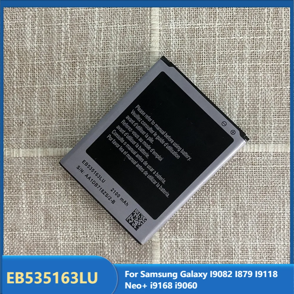 Оригинальный аккумулятор EB535163LU для Samsung Galaxy I9082 I879 I9118 Neo + i9168 i9060 сменные