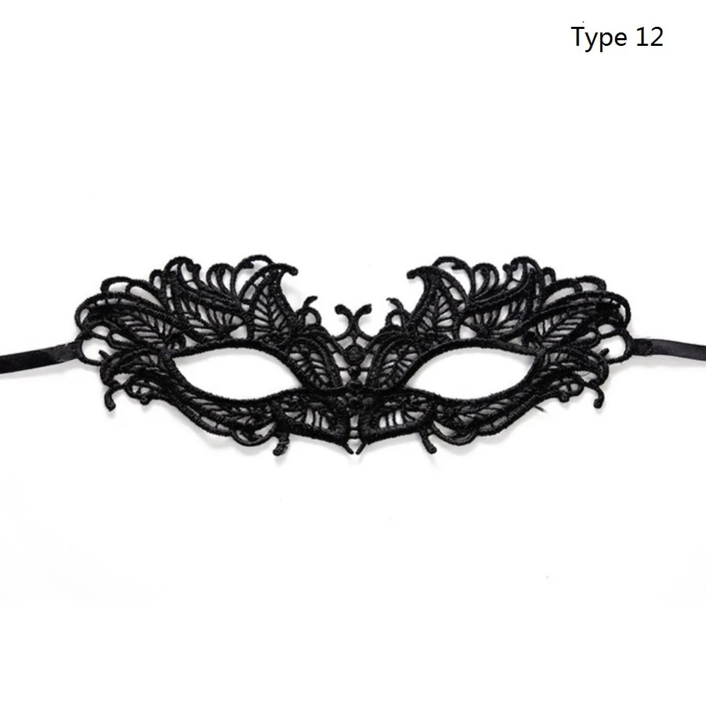 Lace Sexy Women Eye Face Mask Masquerade Party Ball Prom Halloween Costume Sexy Party Masks 12 pattern type Eye Face mask black 
Lace Sexy Women Eye Face Mask Masquerade Party Ball Prom Halloween Costume Sexy Party Masks 12 pattern type Eye Face mask black