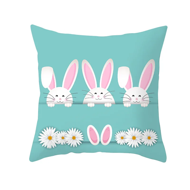 Easter Peach Skin Pillow Cover Lake Blue Series Rabbit Egg Printing Cushion Cover Explosions Home Linen Pillow Cover Home
Easter Peach Skin Pillow Cover Lake Blue Series Rabbit Egg Printing Cushion Cover Explosions Home Linen Pillow Cover Home