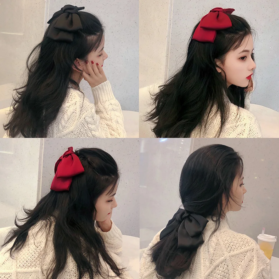 YYOUFU Big Bow Hairpin Back Of The Head Hair Accessories Spring Clip Horizontal Clip Japanese Jk Hairpin Clip
YYOUFU Big Bow Hairpin Back Of The Head Hair Accessories Spring Clip Horizontal Clip Japanese Jk Hairpin Clip