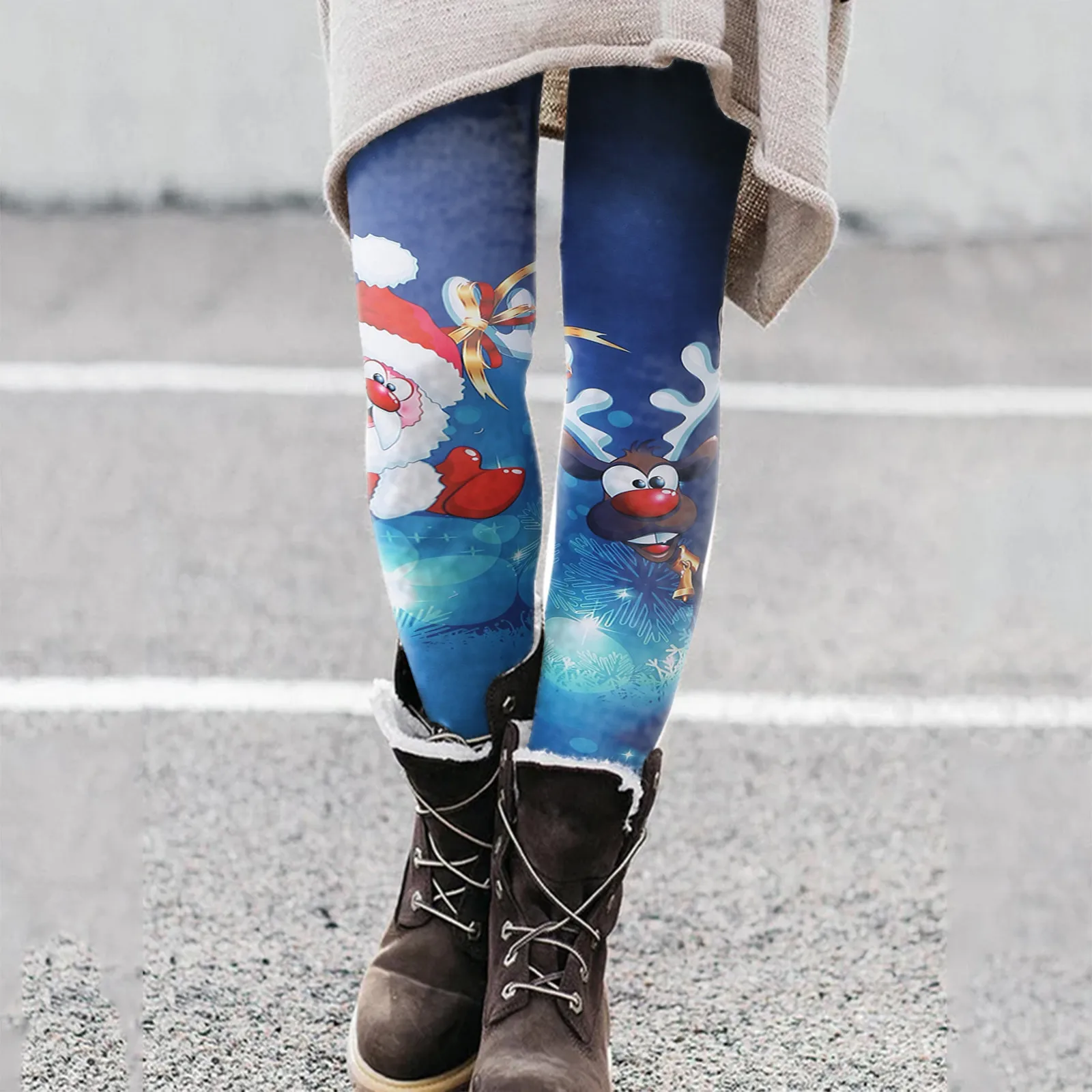 Christmas Leggings Gift Autumn Winter Festival Legging Plus Size Women 3D Stripe Sexy High Waist Skinny Leggins Xmas Trousers
Christmas Leggings Gift Autumn Winter Festival Legging Plus Size Women 3D Stripe Sexy High Waist Skinny Leggins Xmas Trousers