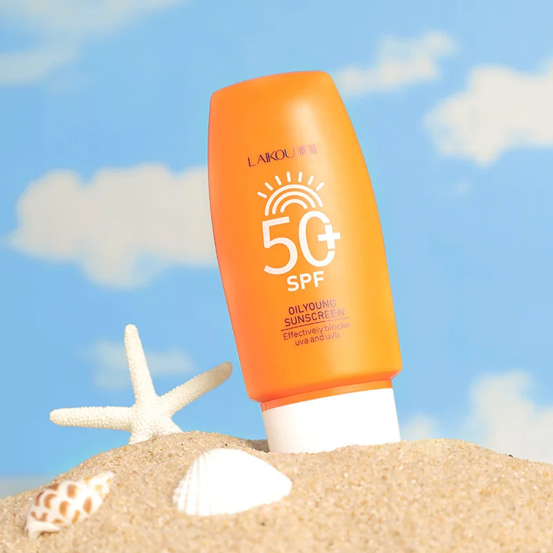 

LAIKOU 50g Sunscreen Cream Deep Clean Waterproof Anti-aging Refresh Oil Control Moisture Smooth Skin Care Cosmetics SPF 50 PA+++