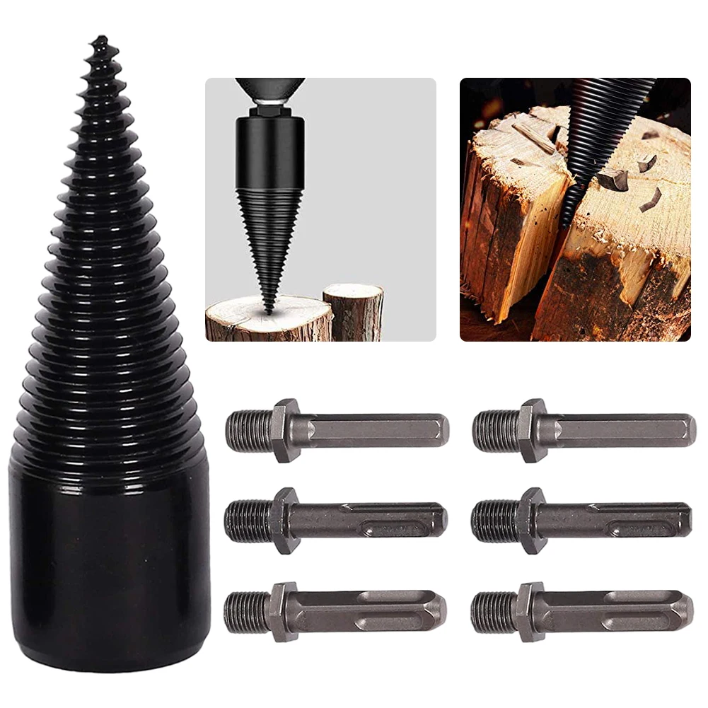 7PCS Wood Splitter Bit Efficient 32mm Heavy Duty Electric Log Drill Screw Firewood Tools Impact Resistant And Wear Resistant
7PCS Wood Splitter Bit Efficient 32mm Heavy Duty Electric Log Drill Screw Firewood Tools Impact Resistant And Wear Resistant