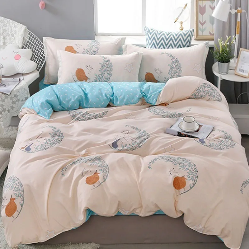 Home Textile Bedding Sets Cartoon Simple Duvet Cover Pillowcase Bed Sheet Kid Teen Boy Girl 3/4PCS Beding Sets Beding Cover
Home Textile Bedding Sets Cartoon Simple Duvet Cover Pillowcase Bed Sheet Kid Teen Boy Girl 3/4PCS Beding Sets Beding Cover