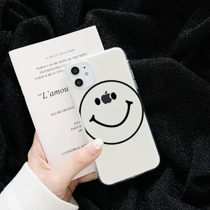 Cartoon cute funny smiley expression Phone Case Transparent for iPhone 6 7 8 11 12 s mini pro X XS XR MAX Plus cover funda shell
Cartoon cute funny smiley expression Phone Case Transparent for iPhone 6 7 8 11 12 s mini pro X XS XR MAX Plus cover funda shell