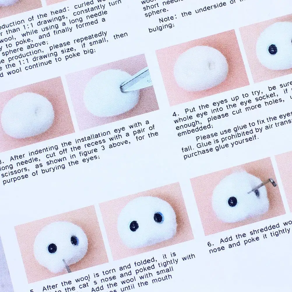 Creative Lovely Doll Wool Felt Craft DIY kit Non Finished Poked Set Handcraft Kit Needle Material Bag Needle Felting Starter Kit
Creative Lovely Doll Wool Felt Craft DIY kit Non Finished Poked Set Handcraft Kit Needle Material Bag Needle Felting Starter Kit