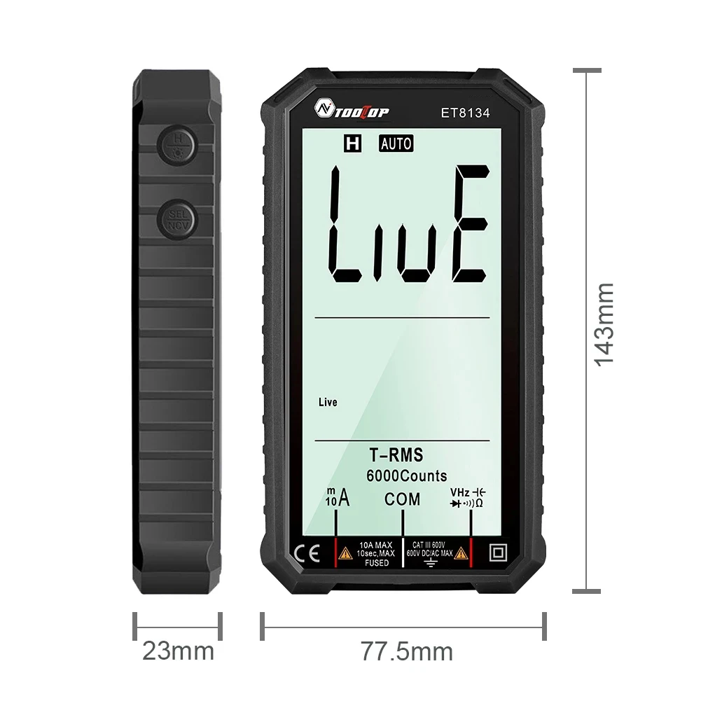 Handheld Digital Multimeter LCD Backlight Portable AC/DC Ammeter Voltmeter Ohm Voltage Tester Meter Multimetro Fast delivery
Handheld Digital Multimeter LCD Backlight Portable AC/DC Ammeter Voltmeter Ohm Voltage Tester Meter Multimetro Fast delivery