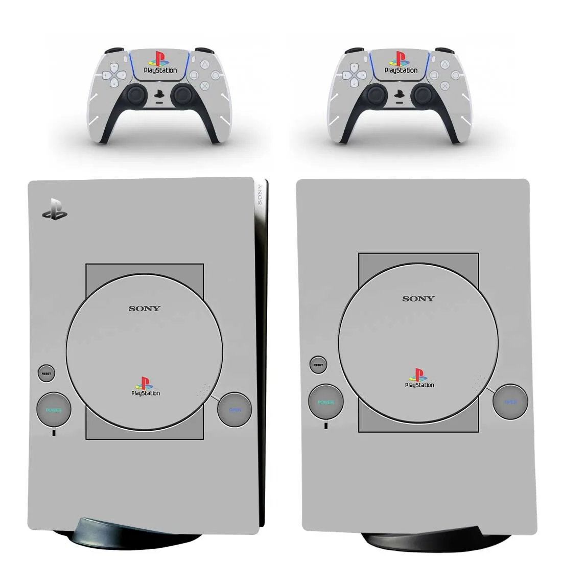 Наклейка на кожу PS1 Style PS5 Digital Edition для консоли PlayStation 5 и контроллеров PS5, Виниловая наклейка на кожу
Наклейка на кожу PS1 Style PS5 Digital Edition для консоли PlayStation 5 и контроллеров PS5, Виниловая наклейка на кожу