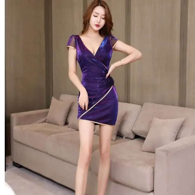 Women Sexy Dresses Summer Fashion Dress V-Neck Short Sleeve Bodycon Slim Party Dress Casual Bodycon Short skirt Beach Dress
Women Sexy Dresses Summer Fashion Dress V-Neck Short Sleeve Bodycon Slim Party Dress Casual Bodycon Short skirt Beach Dress