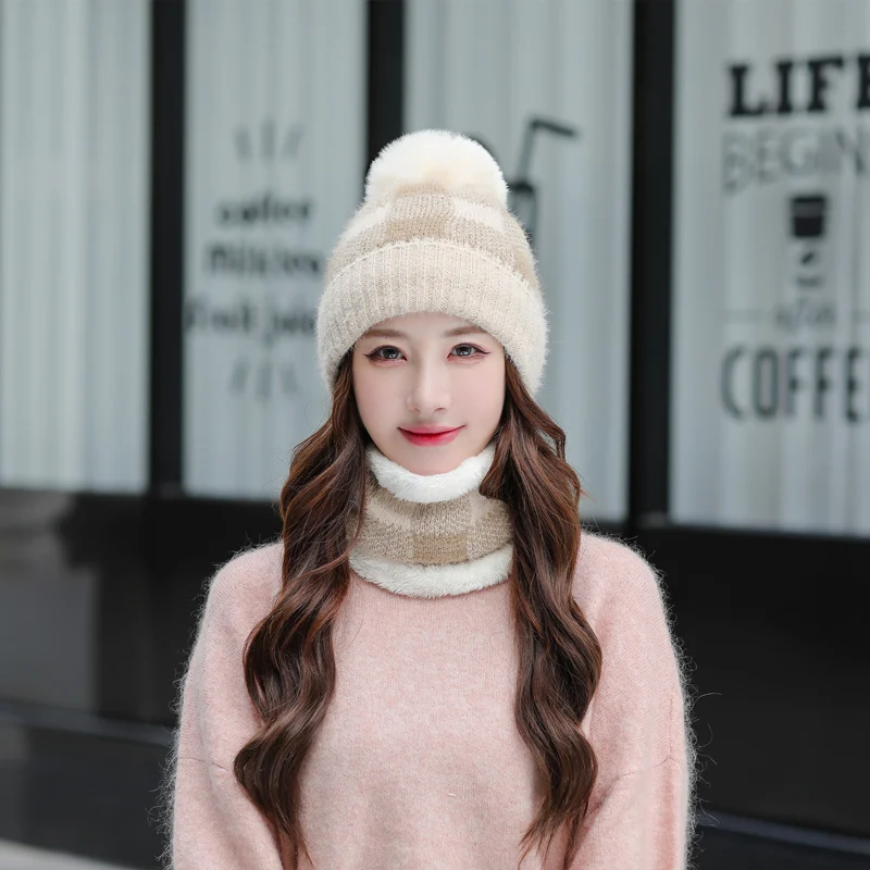 Fake Fur Thick Winter Women Scarf & Hats 2022 Windproof Plaid Girls Female Beanies Skullies Hat Warm Outdoor Hat Scarf Set M125
Fake Fur Thick Winter Women Scarf & Hats 2022 Windproof Plaid Girls Female Beanies Skullies Hat Warm Outdoor Hat Scarf Set M125
