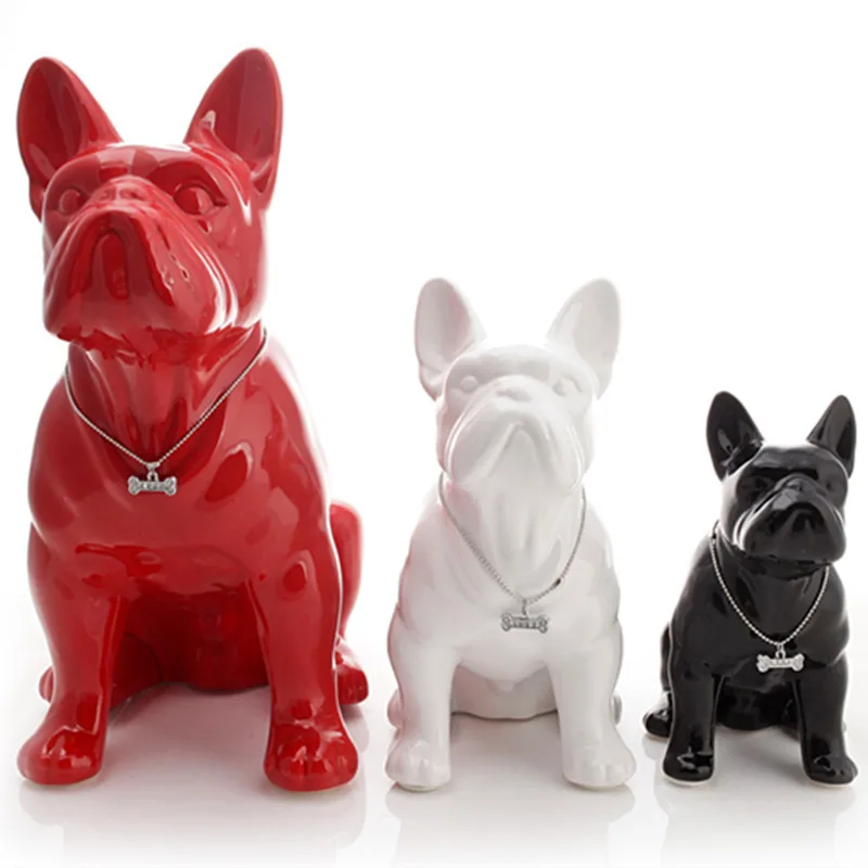 CERAMIC FRENCH BULLDOG DOG STATUE CERAMIC CRAFTS HOME DECORATION OBJECTS ORNAMENT PORCELAIN ANIMAL FIGURINE GARDEN DECOR R4197
CERAMIC FRENCH BULLDOG DOG STATUE CERAMIC CRAFTS HOME DECORATION OBJECTS ORNAMENT PORCELAIN ANIMAL FIGURINE GARDEN DECOR R4197
