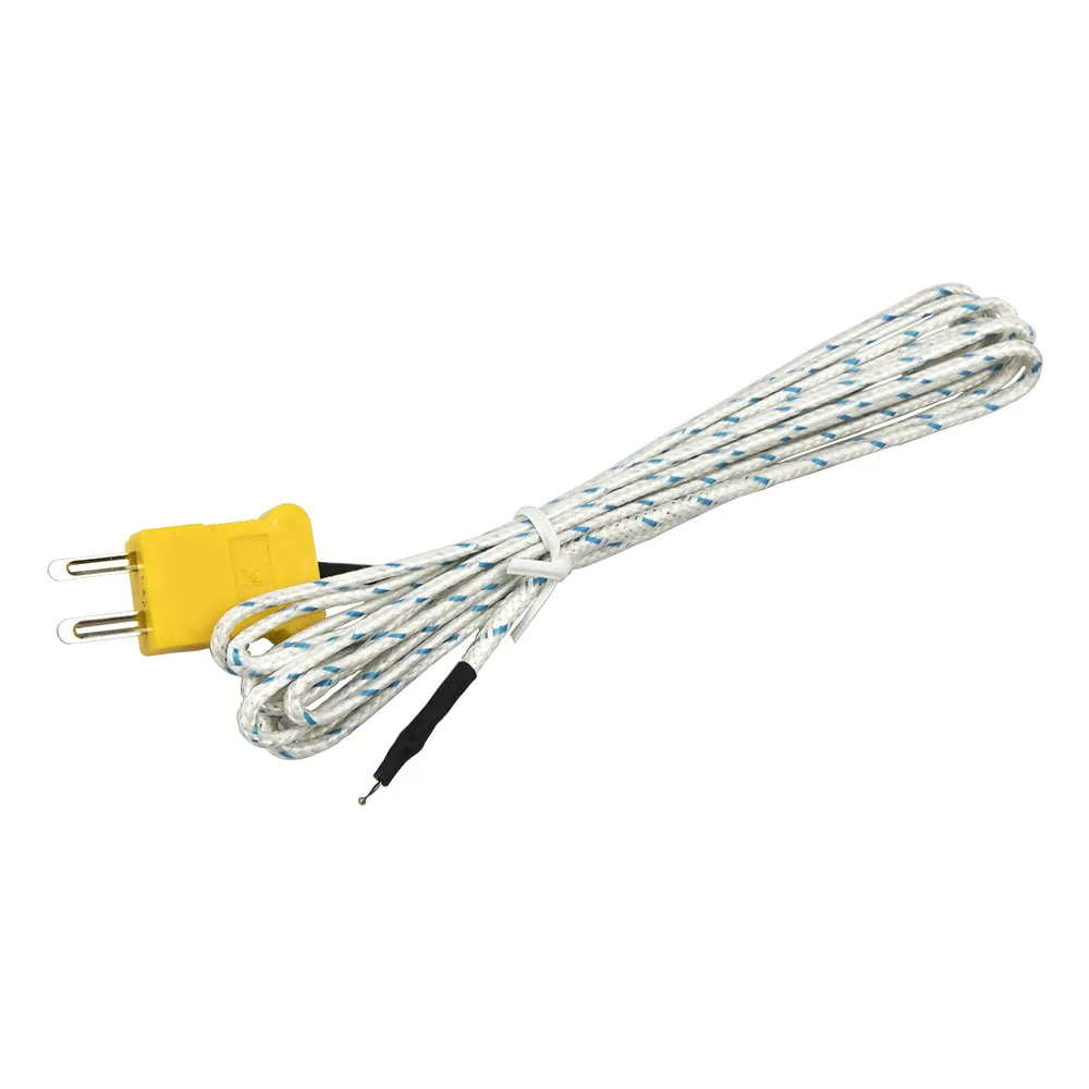 TP-01 K type 2m cable wire head plug connection thermocouple temperature sensor for TM-902C TES-1310
TP-01 K type 2m cable wire head plug connection thermocouple temperature sensor for TM-902C TES-1310