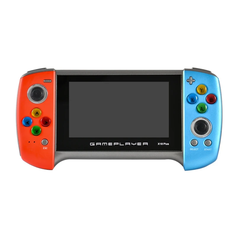 X18Plus Handheld Game Console 4.3 Inch Large Screen Dual Joystick 64-bit Classic Games Support for Connecting TV
X18Plus Handheld Game Console 4.3 Inch Large Screen Dual Joystick 64-bit Classic Games Support for Connecting TV