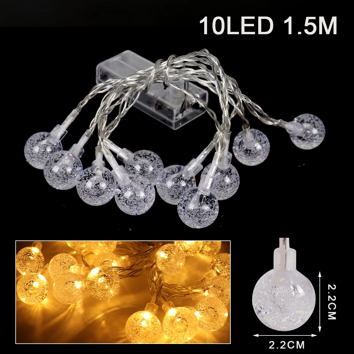 Led Bubble Ball Light Garland Fairy String Lights Christmas Decor For Home Rustic Wedding Garden Outdoor Decor Holiday Lights
Led Bubble Ball Light Garland Fairy String Lights Christmas Decor For Home Rustic Wedding Garden Outdoor Decor Holiday Lights