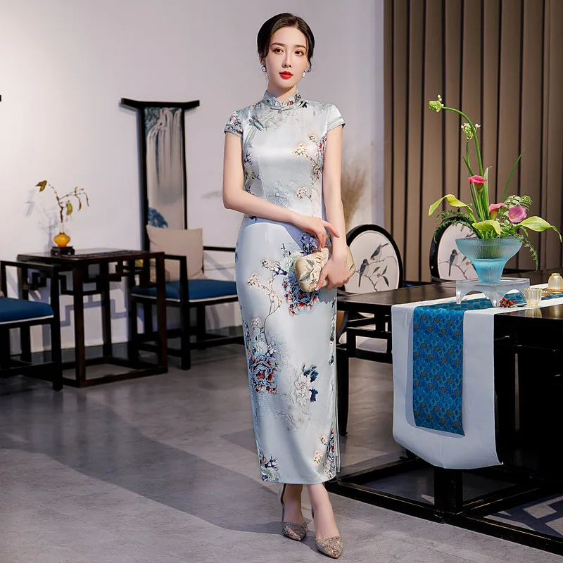 Леди длинное шерстяное пальто с принтом в цветочек Cheongsam элегантный тонкий 2021 летнее платье с воротником «Мандарин», в китайском стиле, плат...
Леди длинное шерстяное пальто с принтом в цветочек Cheongsam элегантный тонкий 2021 летнее платье с воротником «Мандарин», в китайском стиле, плат...