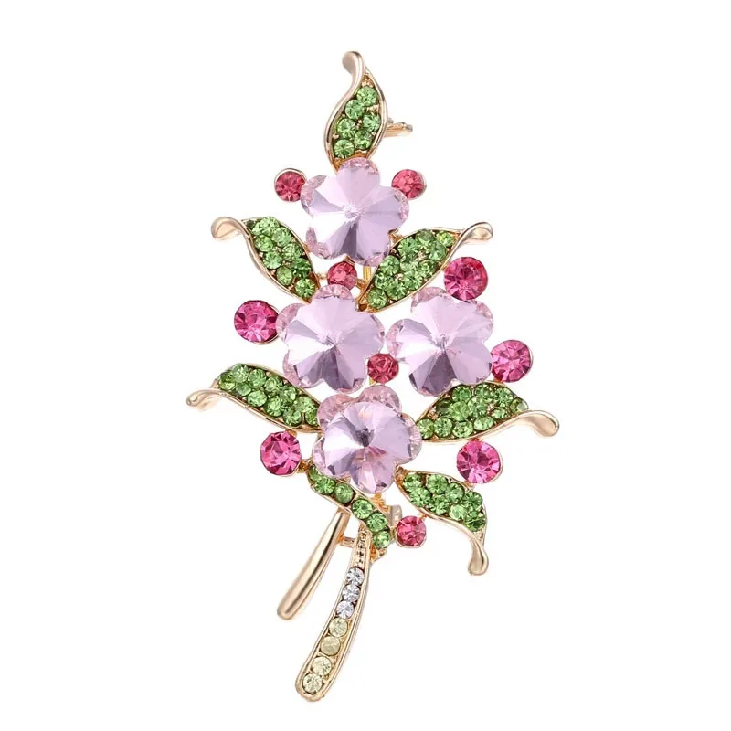 New Style Crystal Plant Flower Brooch For Women Decoration Lady Clothing Jewelry Accessories Party Wedding Best Gift Lapel Pins
New Style Crystal Plant Flower Brooch For Women Decoration Lady Clothing Jewelry Accessories Party Wedding Best Gift Lapel Pins