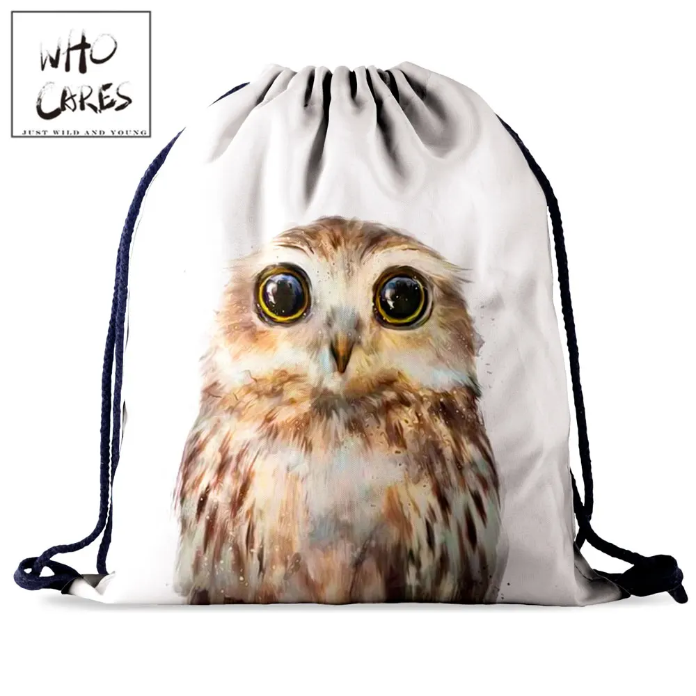 Сумка на шнурке с рисунком совы для женщин
Сумка на шнурке с рисунком совы для женщин