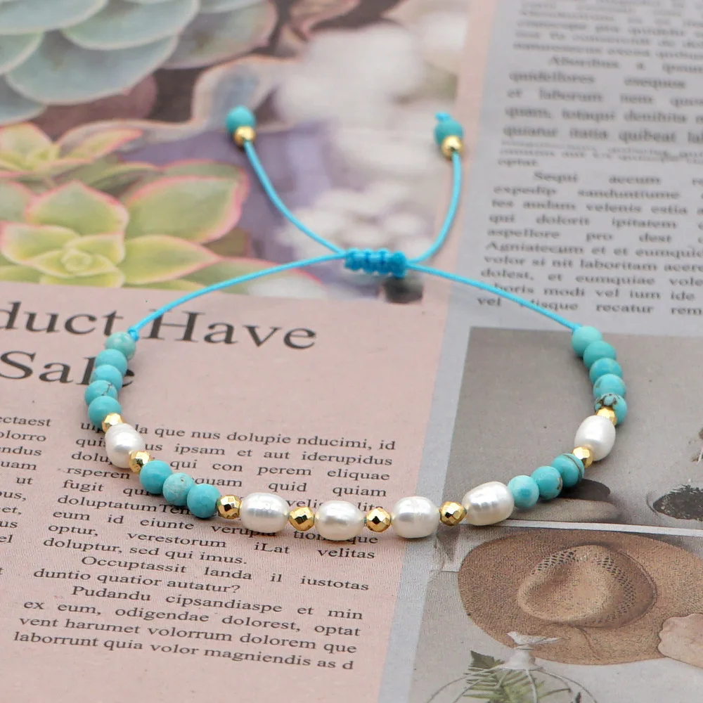 Natural Freshwater Pearl Bracelet Simple Bracelet Handmade Jewelry Creative Friendship Rope Suitable for Women's Jewelry
Natural Freshwater Pearl Bracelet Simple Bracelet Handmade Jewelry Creative Friendship Rope Suitable for Women's Jewelry