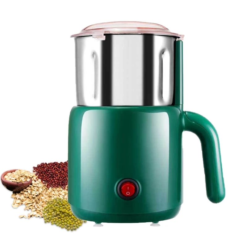 Electric Coffee Grinder UK/US/EU Plug w/ 4 Stainless Steel Blade for Beans Bay Leaf Dried Chili Panax Notoginseng Maca 
Electric Coffee Grinder UK/US/EU Plug w/ 4 Stainless Steel Blade for Beans Bay Leaf Dried Chili Panax Notoginseng Maca