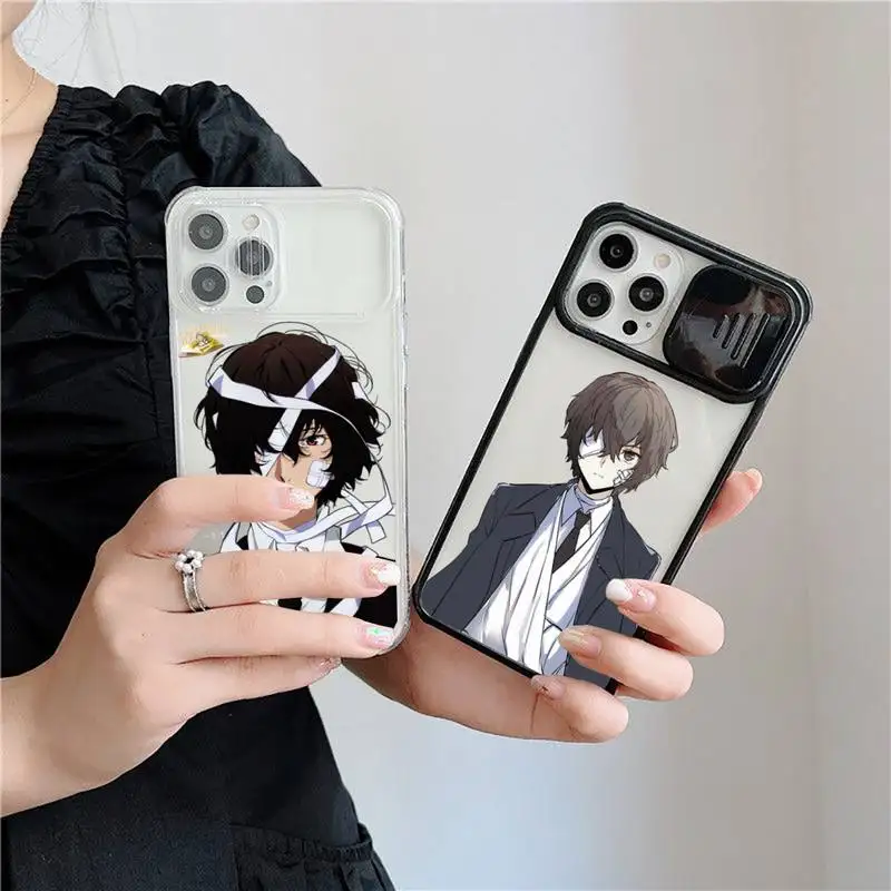 Bungo Stray Dogs Phone Case for iPhone 11 12 pro mini 7 8 Plus X XR XS Max Shockproof Bumper Clear Back Cover
Bungo Stray Dogs Phone Case for iPhone 11 12 pro mini 7 8 Plus X XR XS Max Shockproof Bumper Clear Back Cover