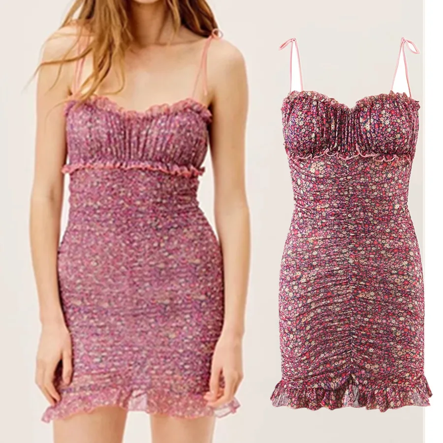 Женское мини-платье без бретелек, с открытой спиной и цветочным принтом
Женское мини-платье без бретелек, с открытой спиной и цветочным принтом