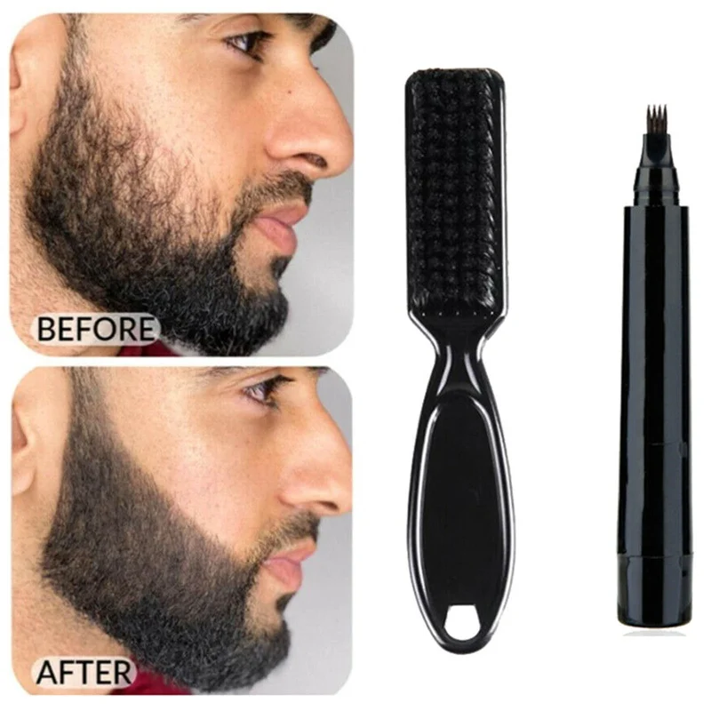 2021 Mustache Pen Beard Pen Waterproof Filling Pen Kit Barber Pencil With Brush Salon Facial Hair Engraving Styling Eyebrow Tool 
2021 Mustache Pen Beard Pen Waterproof Filling Pen Kit Barber Pencil With Brush Salon Facial Hair Engraving Styling Eyebrow Tool
