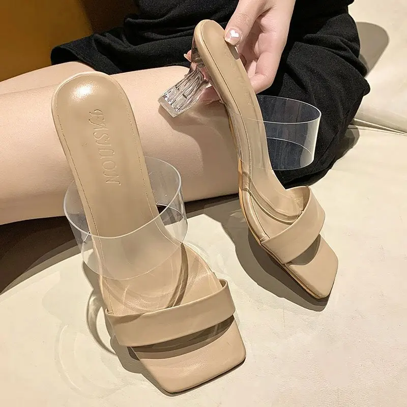 2021 New Transparent Women's High-heeled Sandals Women Summer Shoes Clear Crystal Heel Pumps Wedding Heels Woman Slippers
2021 New Transparent Women's High-heeled Sandals Women Summer Shoes Clear Crystal Heel Pumps Wedding Heels Woman Slippers