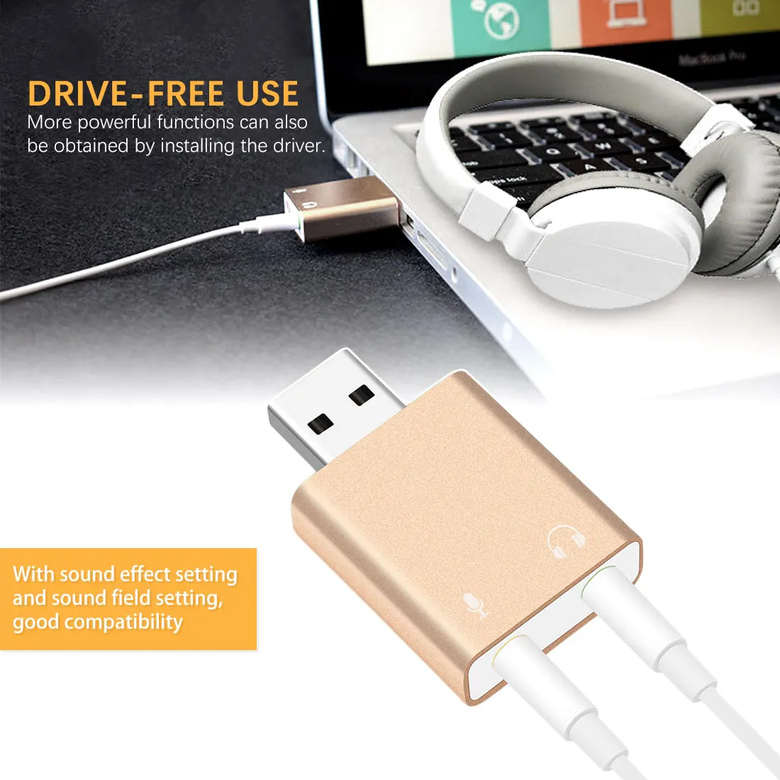 USB Sound Card Audio Interface Audio Adapter External Audio Card For Headphone Computer PC Laptop PS4 Speaker Usb audio adapter
USB Sound Card Audio Interface Audio Adapter External Audio Card For Headphone Computer PC Laptop PS4 Speaker Usb audio adapter