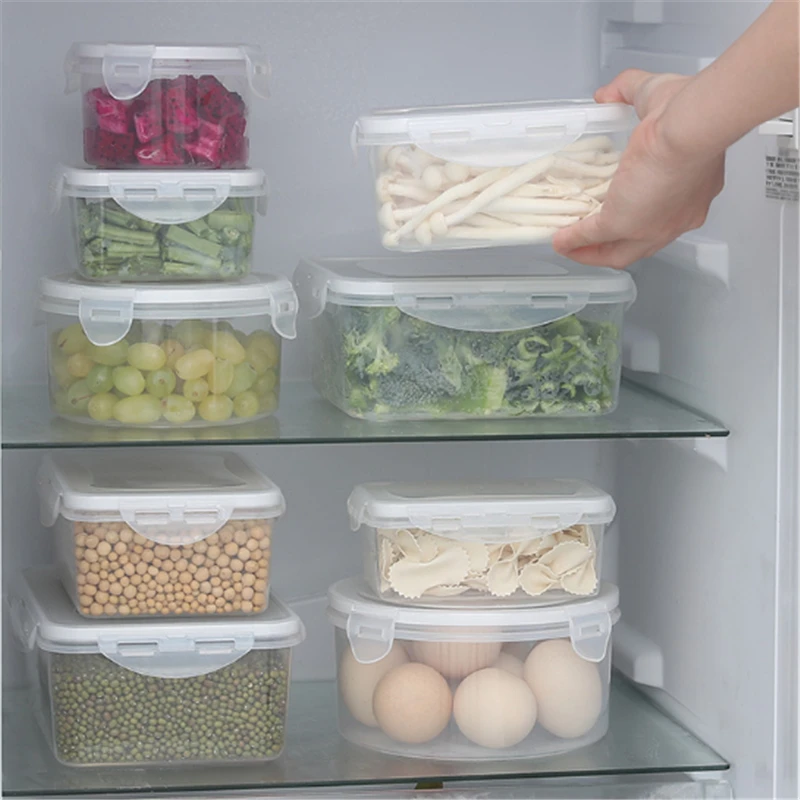 Fresh Keeping Box Refrigerator Fresh Bowl Microwave Heating Lunch Box Food Storage Sealed Can Multi Functional Kitchen Supplies
Fresh Keeping Box Refrigerator Fresh Bowl Microwave Heating Lunch Box Food Storage Sealed Can Multi Functional Kitchen Supplies