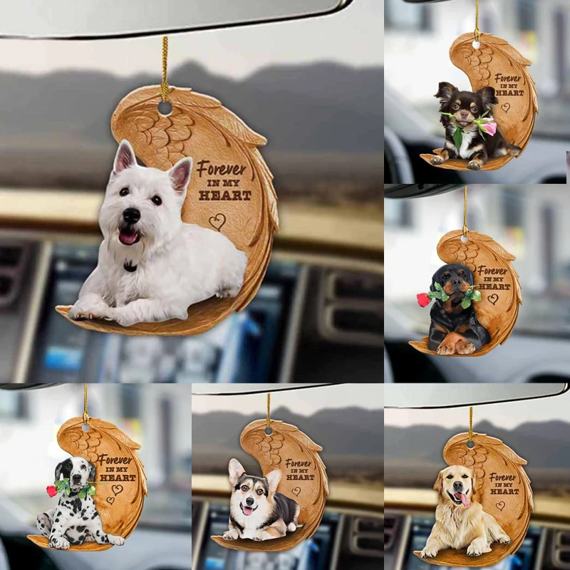 Angel Wing Animal Car Hanging Pendant Ornament Dog Figure Car Interior Decor Crafts Creative Cute Cartoon
Angel Wing Animal Car Hanging Pendant Ornament Dog Figure Car Interior Decor Crafts Creative Cute Cartoon