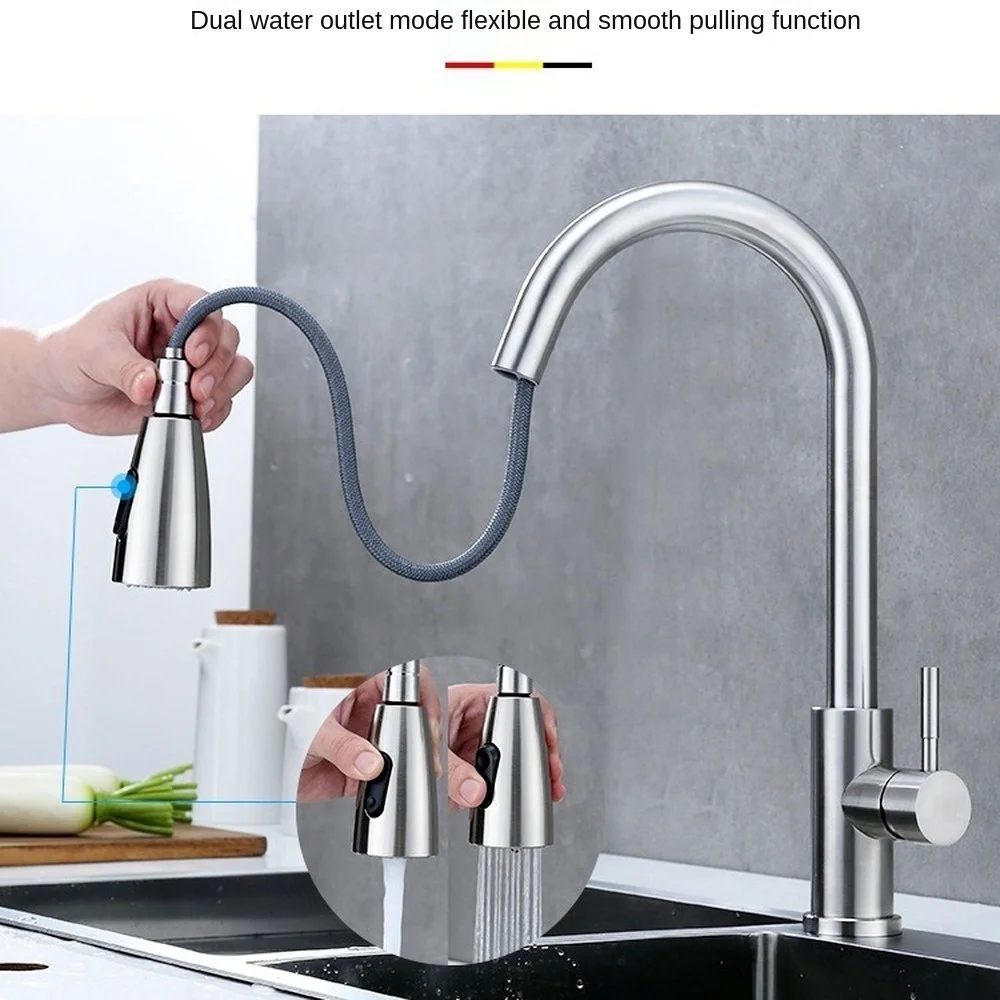 2021Kitchen Faucet Pull-out Hot and Cold Water Kitchen Faucet Single Handle Swivel Sink Faucet bathroom faucet gold single
2021Kitchen Faucet Pull-out Hot and Cold Water Kitchen Faucet Single Handle Swivel Sink Faucet bathroom faucet gold single