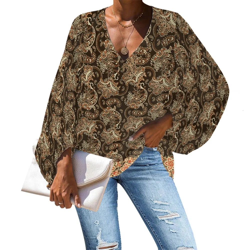 OEM-Сервис женская шифоновая рубашка с принтом этнический цветочный узор Сексуальная Женская одежда Женская Роскошная блузка оптом
OEM-Сервис женская шифоновая рубашка с принтом этнический цветочный узор Сексуальная Женская одежда Женская Роскошная блузка оптом