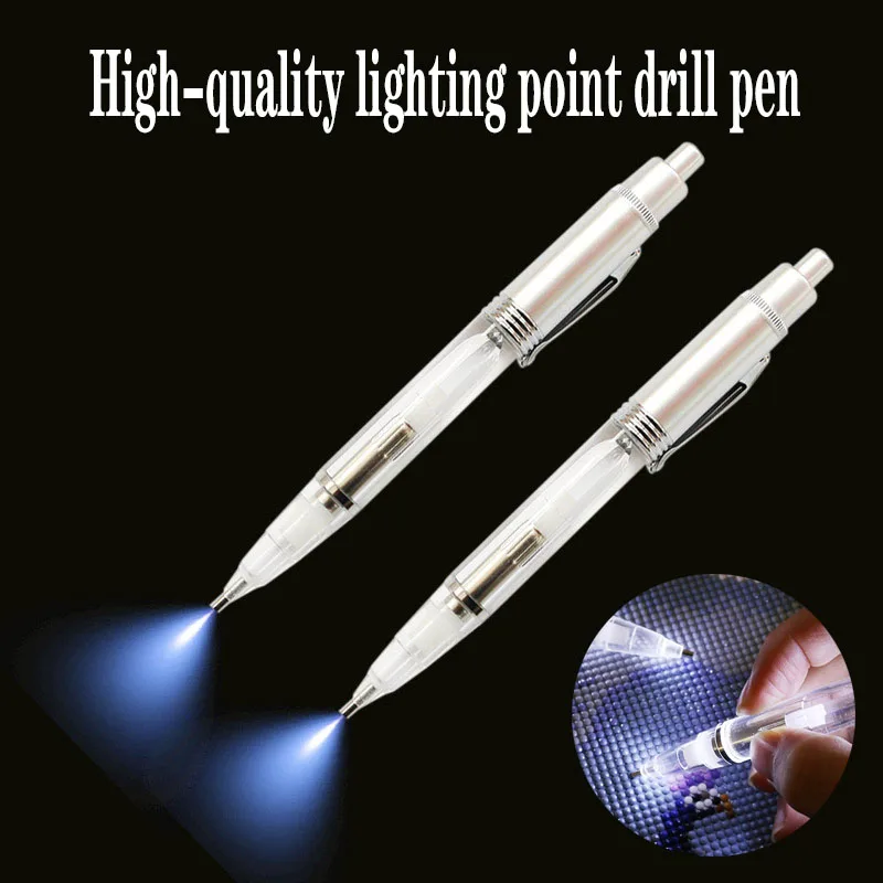 Diamond Painting Luminous Pen New Style Diamond Pen With Light LED Lighting Luminous Pen Artifact Tool Accessories
Diamond Painting Luminous Pen New Style Diamond Pen With Light LED Lighting Luminous Pen Artifact Tool Accessories