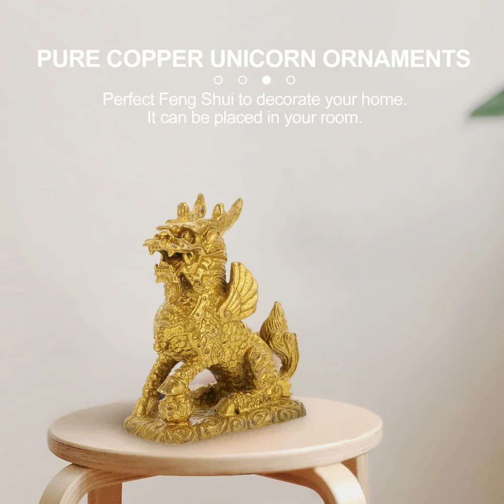 1 Pair Feng Shui Kylin Decoration Lifelike Kylin Adornment Tabletop Kylin Craft
1 Pair Feng Shui Kylin Decoration Lifelike Kylin Adornment Tabletop Kylin Craft