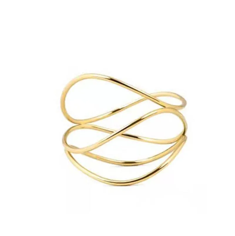 High End PVD Fashion Symple Entry Lux Kinking Rings for Women Stainless Steel Jewelry Wholesaley for Women Gift To Girlfriend
High End PVD Fashion Symple Entry Lux Kinking Rings for Women Stainless Steel Jewelry Wholesaley for Women Gift To Girlfriend