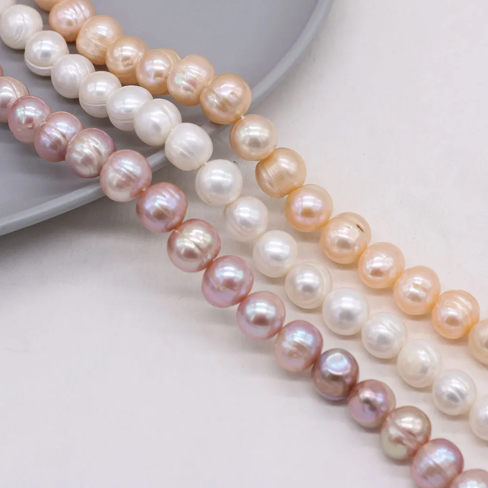 Hot Natural Freshwater Pearl Round Punch Bead 10-11mm Beaded For Jewelry MakingDIY Necklace Bracelet Accessories Charm Gift 36CM
Hot Natural Freshwater Pearl Round Punch Bead 10-11mm Beaded For Jewelry MakingDIY Necklace Bracelet Accessories Charm Gift 36CM