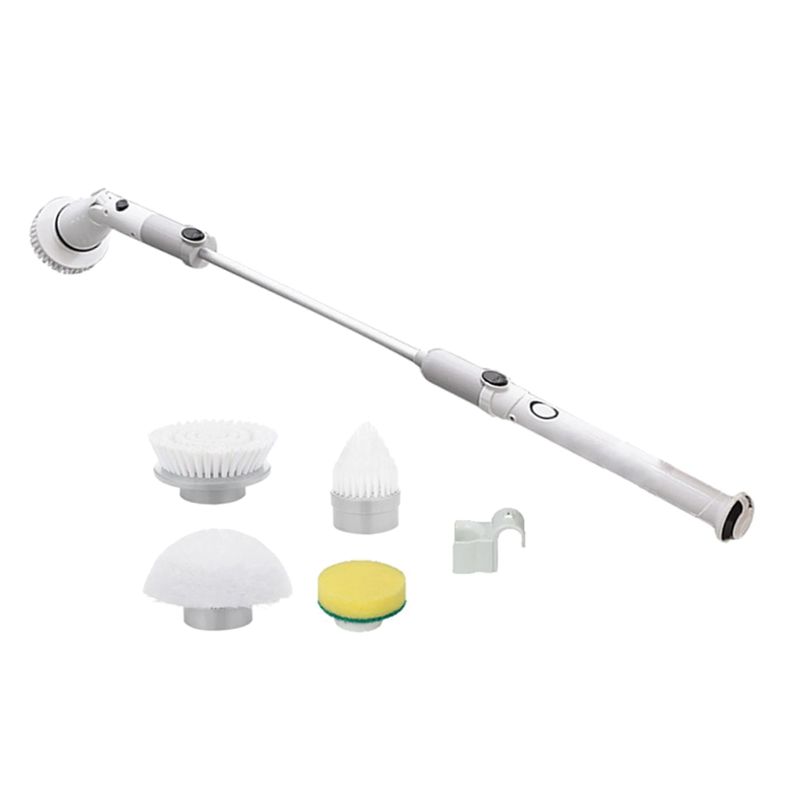 Electric Spin Scrubber Extendable Handheld Cordless Power Scrubbing Brush Cleaner with Extension Handle UK Plug
Electric Spin Scrubber Extendable Handheld Cordless Power Scrubbing Brush Cleaner with Extension Handle UK Plug