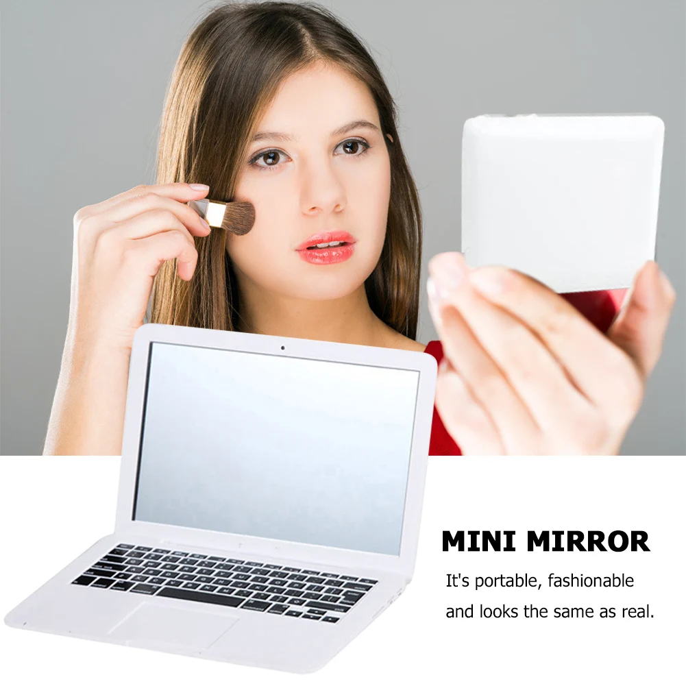 Simulation Laptop Shape Makeup Mirror Portable Mini Computer Cosmetic Mirror Women Girls Gift Creative Vanity Looking Glass
Simulation Laptop Shape Makeup Mirror Portable Mini Computer Cosmetic Mirror Women Girls Gift Creative Vanity Looking Glass