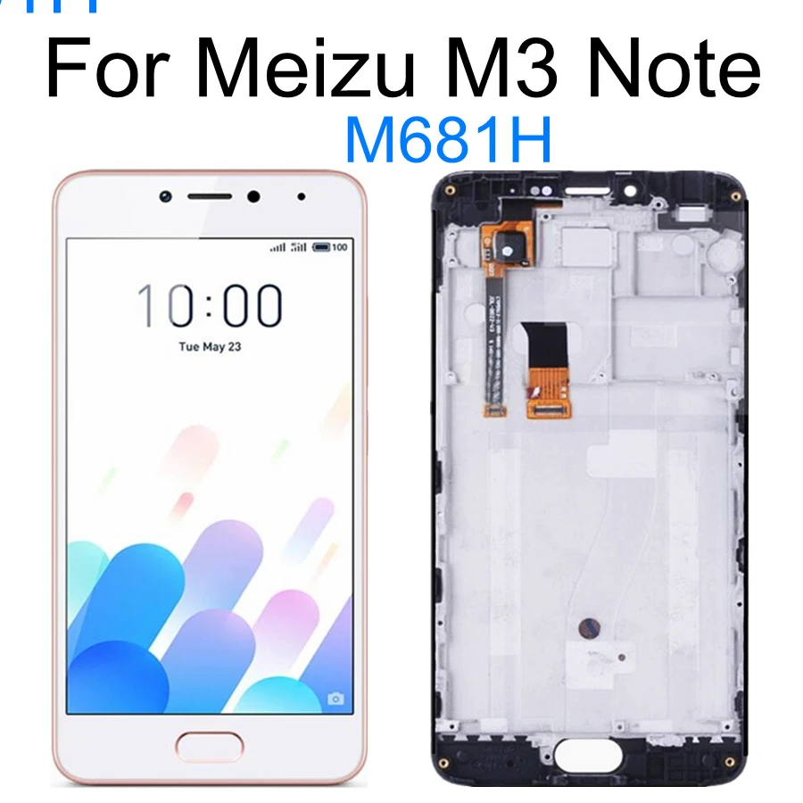 ЖК-дисплей для Meizu m3 note M681H, сенсорный экран с дигитайзером в сборе, замена для Meizu m3 Note Blue Note3 M681Q lcd
ЖК-дисплей для Meizu m3 note M681H, сенсорный экран с дигитайзером в сборе, замена для Meizu m3 Note Blue Note3 M681Q lcd