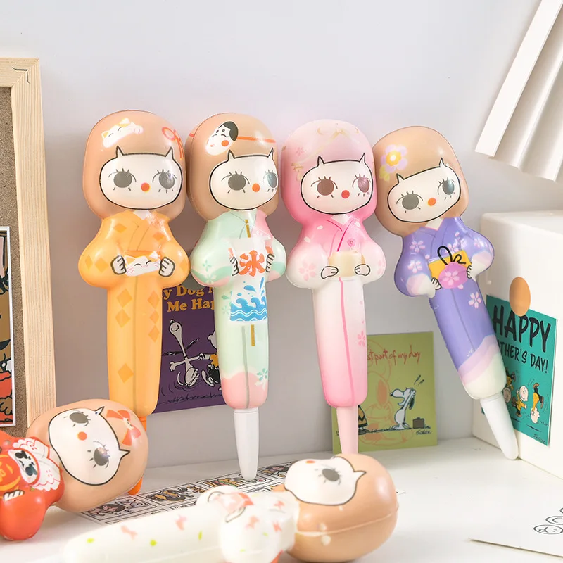 14 pcs/lot Kawaii Kimono Girl Decompression Gel Pen Cute 0.5mm Sponge Neutral Pen School writing Supplies Promotional Gift
14 pcs/lot Kawaii Kimono Girl Decompression Gel Pen Cute 0.5mm Sponge Neutral Pen School writing Supplies Promotional Gift
