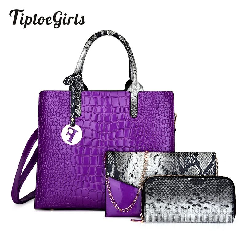 Fashion Crocodile Pattern 3 in 1 Composite Bags for Woman PU Leather Women Shoulder Bag Modern Popular Luxury Handbag+Purse
Fashion Crocodile Pattern 3 in 1 Composite Bags for Woman PU Leather Women Shoulder Bag Modern Popular Luxury Handbag+Purse