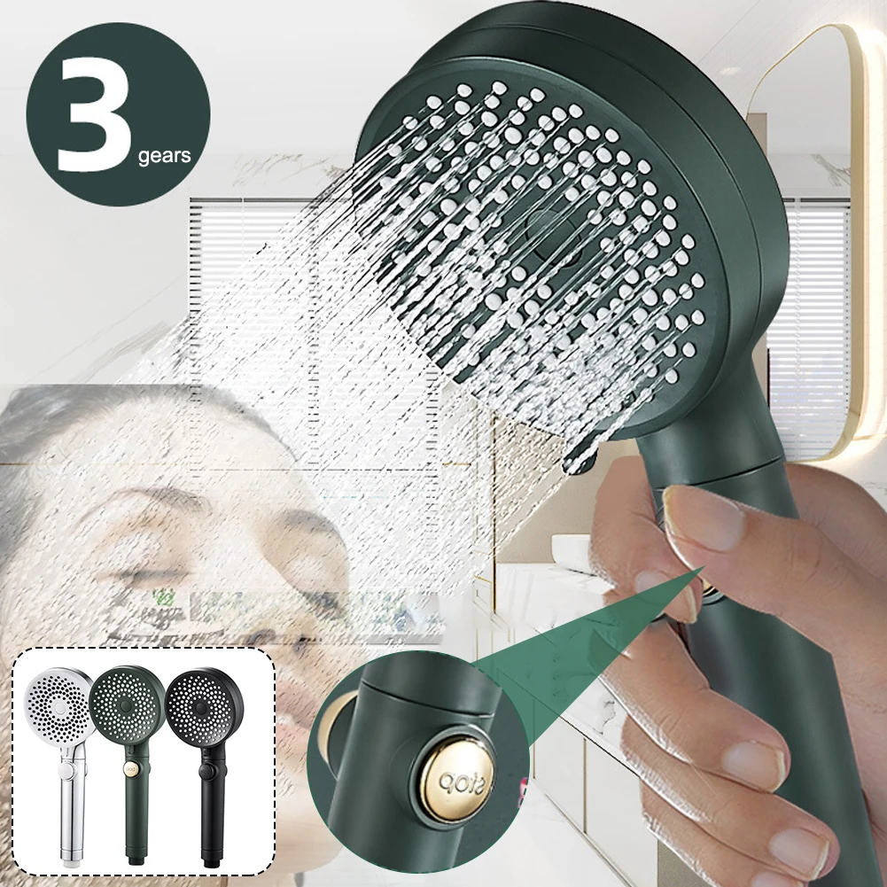 New Universal High Pressure Shower Head Handheld Showerhead with 3-Mode Adjustment Shower Sprayer Bathroom Supplies Accessories
New Universal High Pressure Shower Head Handheld Showerhead with 3-Mode Adjustment Shower Sprayer Bathroom Supplies Accessories