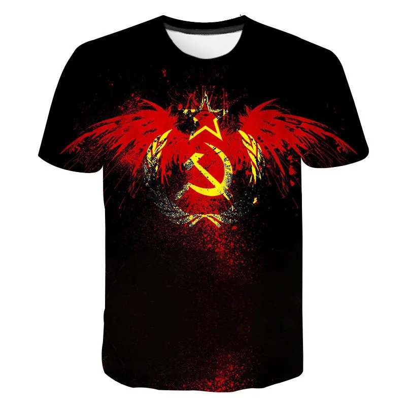 CCCP-USSR Emblem T-shirt Boys And Girls 3D Printing Casual Clothing Short Sleeve Fashion Russian Baby 4-14 Years Old T-shirt
CCCP-USSR Emblem T-shirt Boys And Girls 3D Printing Casual Clothing Short Sleeve Fashion Russian Baby 4-14 Years Old T-shirt